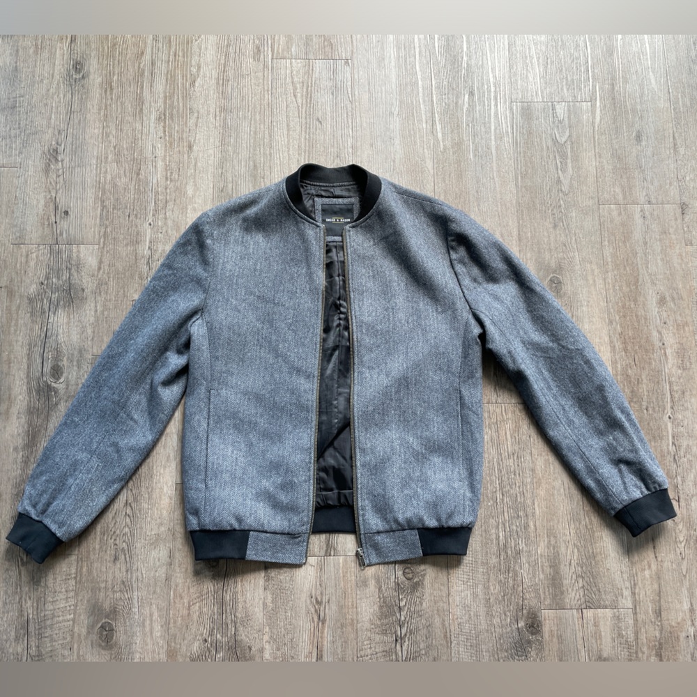 Dark Gray Bomber Jacket - Swear & Mason